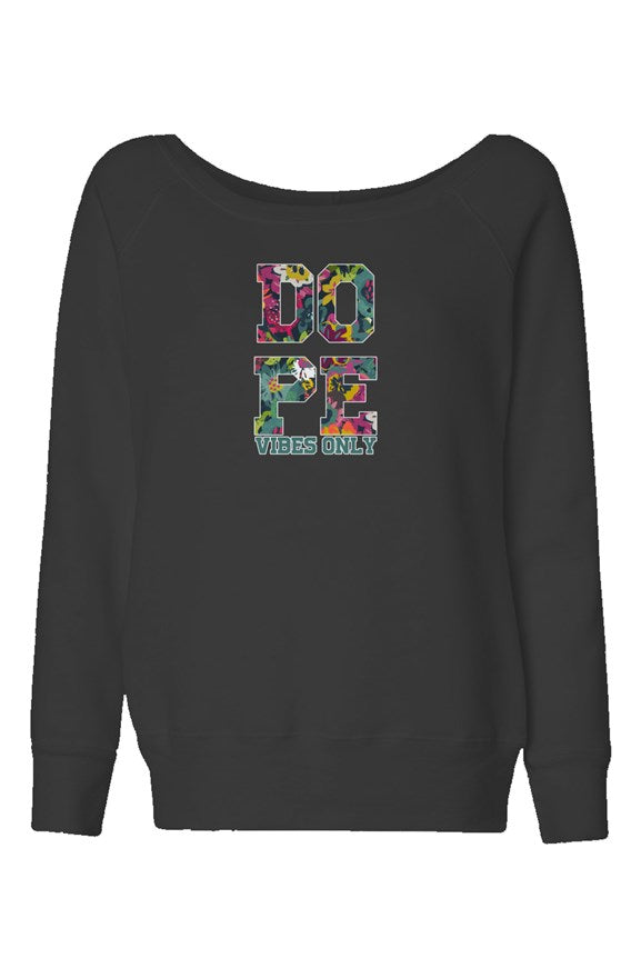 Womens Wide Neck Maua Collection Sweatshirt