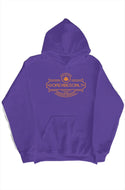 Purple/Orange Dope Vibes Only Classic Organic Product Unisex Hoodie