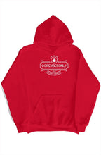 Load image into Gallery viewer, Red/White Dope Vibes Only Classic Organic Unisex Hoodie
