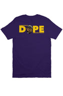 Dope Vibes Only Podcast T Shirt - Gold/Purple