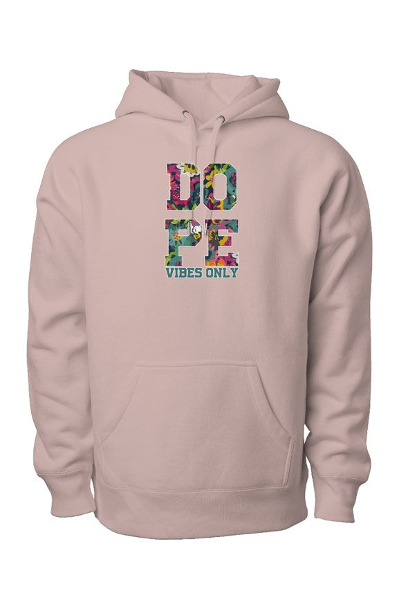 Dope Vibes Only Legendary Dusty Pink Premium Heavyweight Cross Grain Hoodie